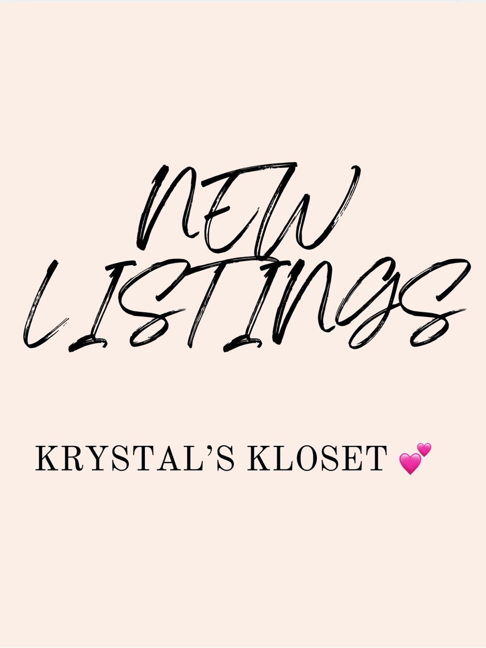 I have new listings up 😊